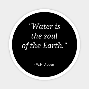 Quote About Water Day Magnet